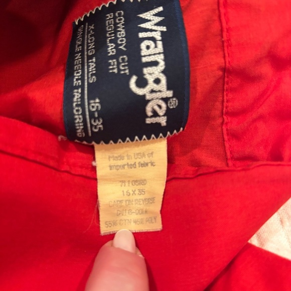 Wrangler Cowboy Cut Regular Fit Single Needle Tailoring Western Shirt 16-35 - Picture 10 of 16